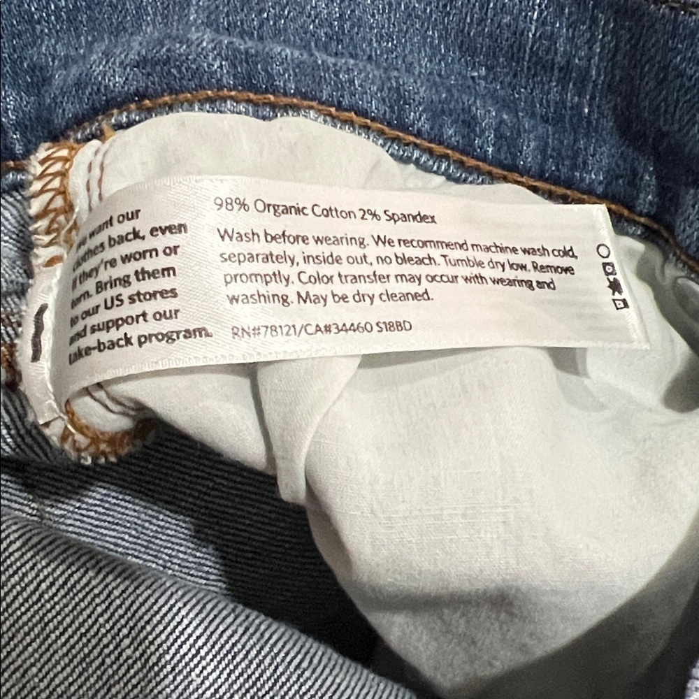 Eileen Fisher Jeans Denim Cropped Boyfriend Oversized Vintage Skinny Luxury - Picture 12 of 12